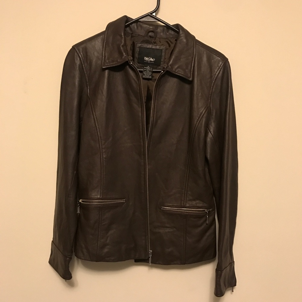 Brown leather Jacket